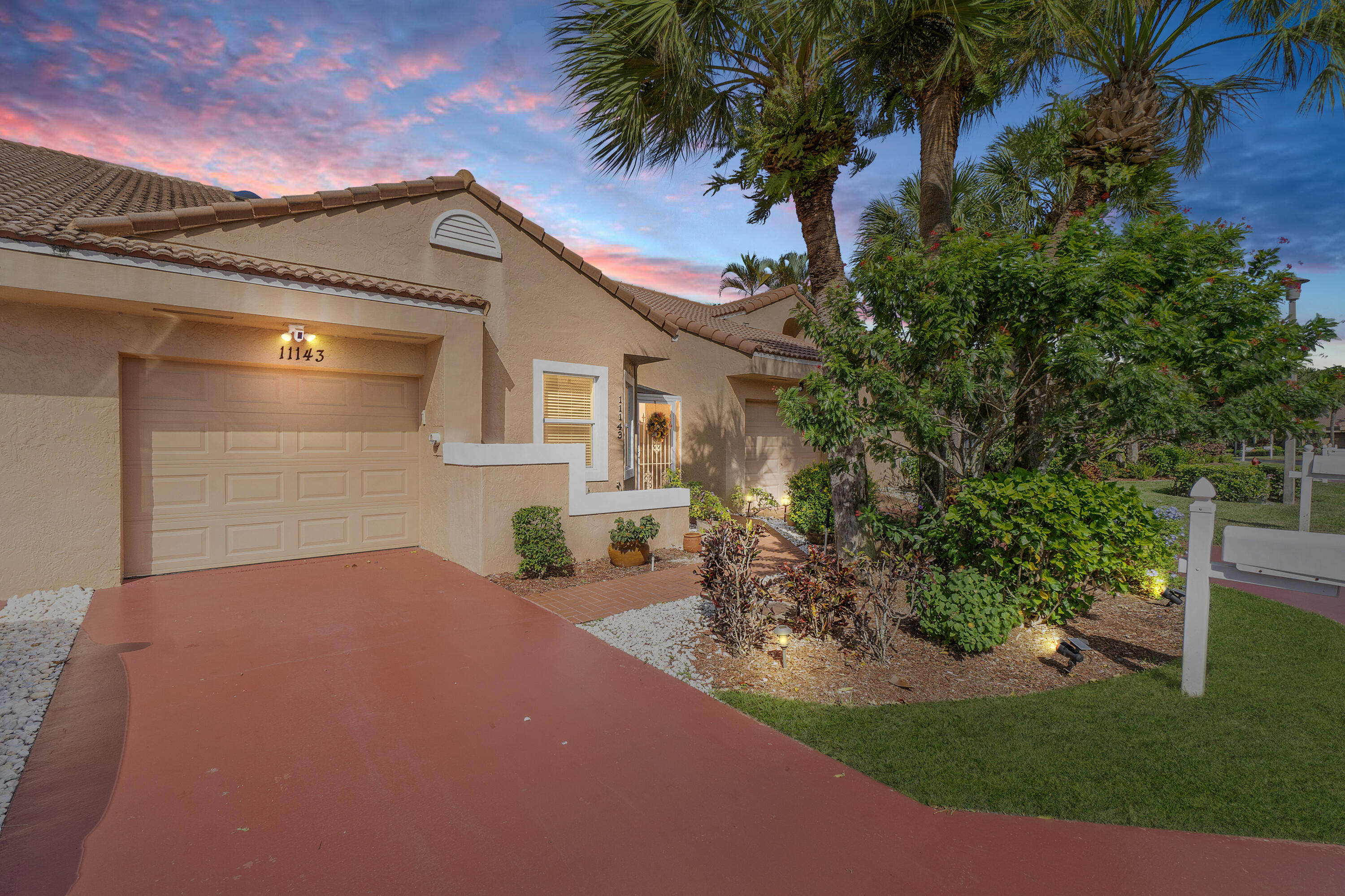 11143 Autoro Court Boca Raton, FL 33498 - Photo 4 of 35 11143 at dusk