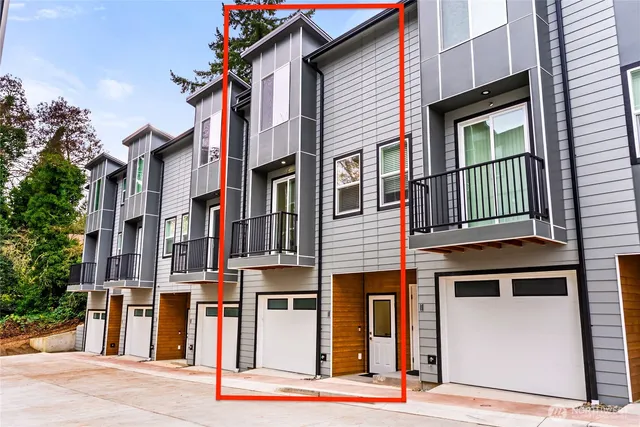 a view of a building with a street