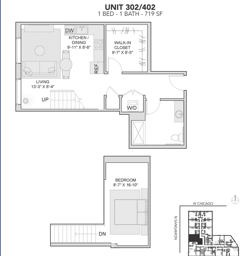 729 North Sangamon Street, Unit 402 Chicago, IL 60642 - Photo 28 of 28