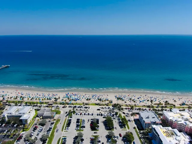 an aerial view of a ocean and an ocean