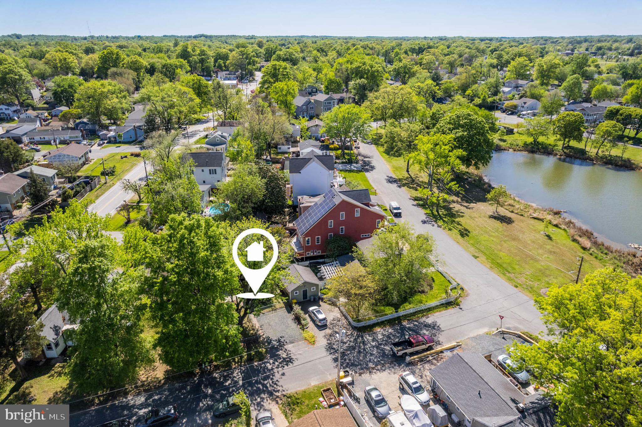 1502 Grange Road Edgewater, MD 21037 - Photo 31 of 43 an aerial view of lake residential house with swimming pool and outdoor space