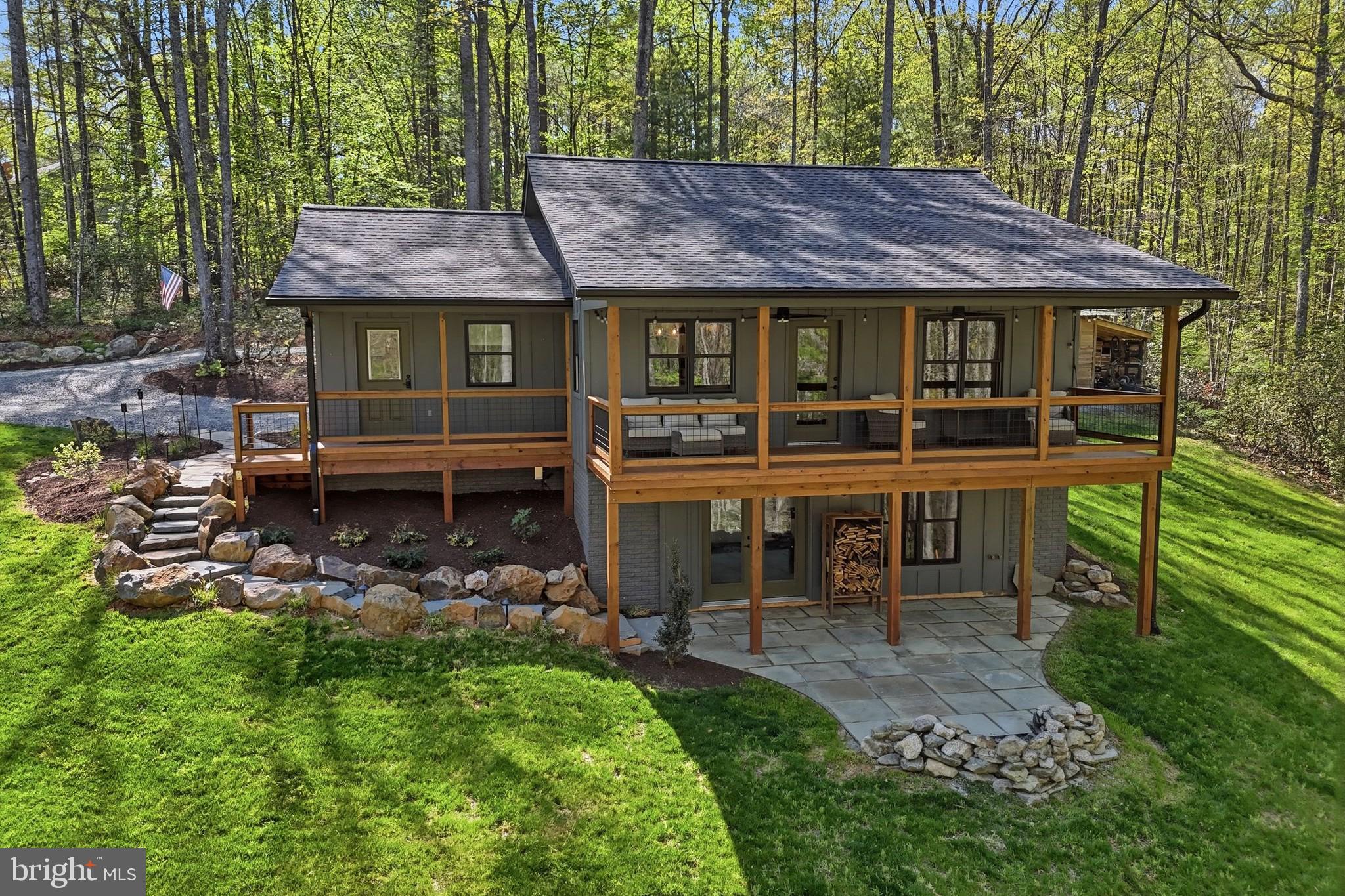 677 Weaver Hollow Road Banco, VA 22711 - Photo 3 of 34 Balcony and hardscaping