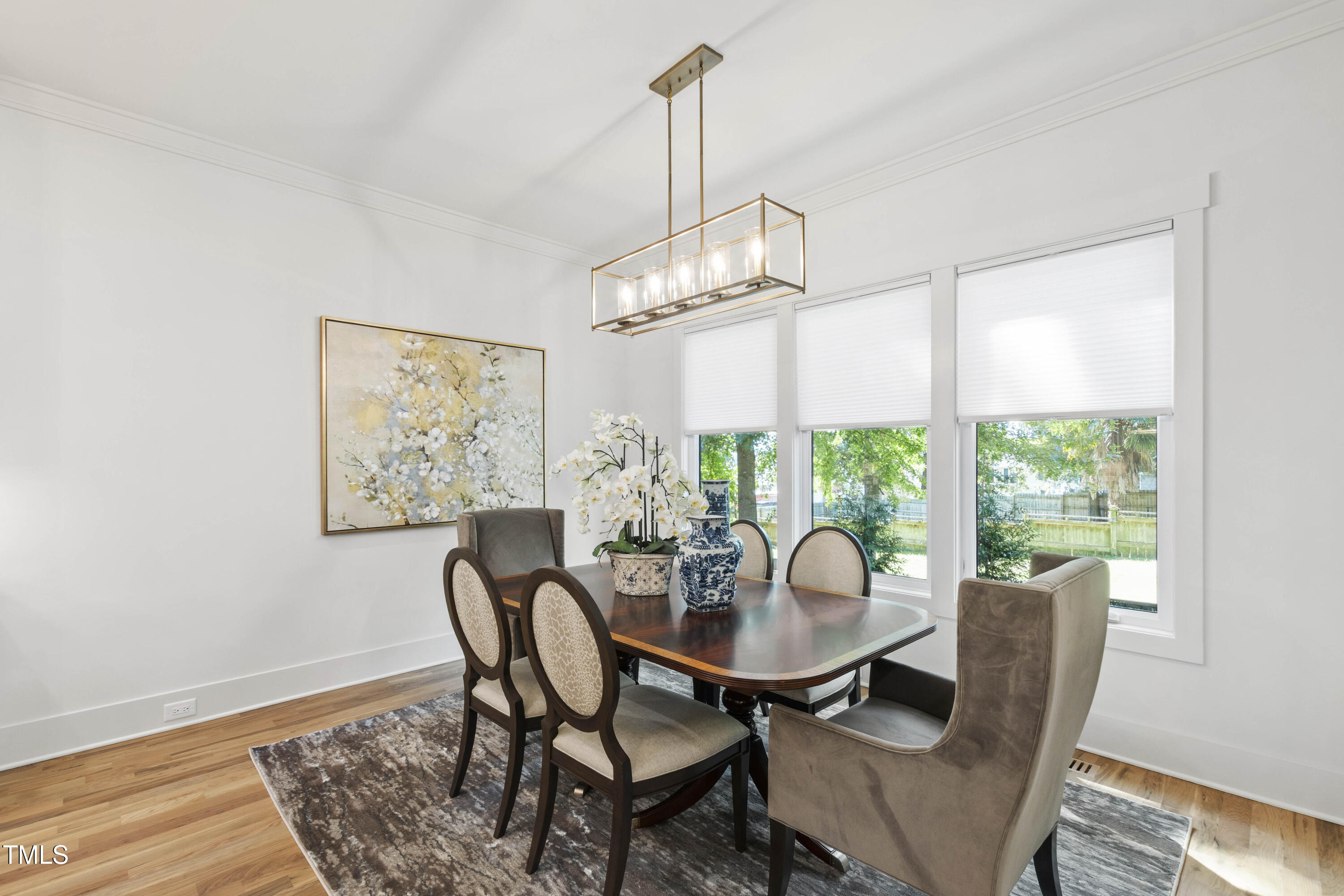 202 Georgetown Road Raleigh, NC 27608 - Photo 27 of 64 a view of a dining room with furniture window and outside view