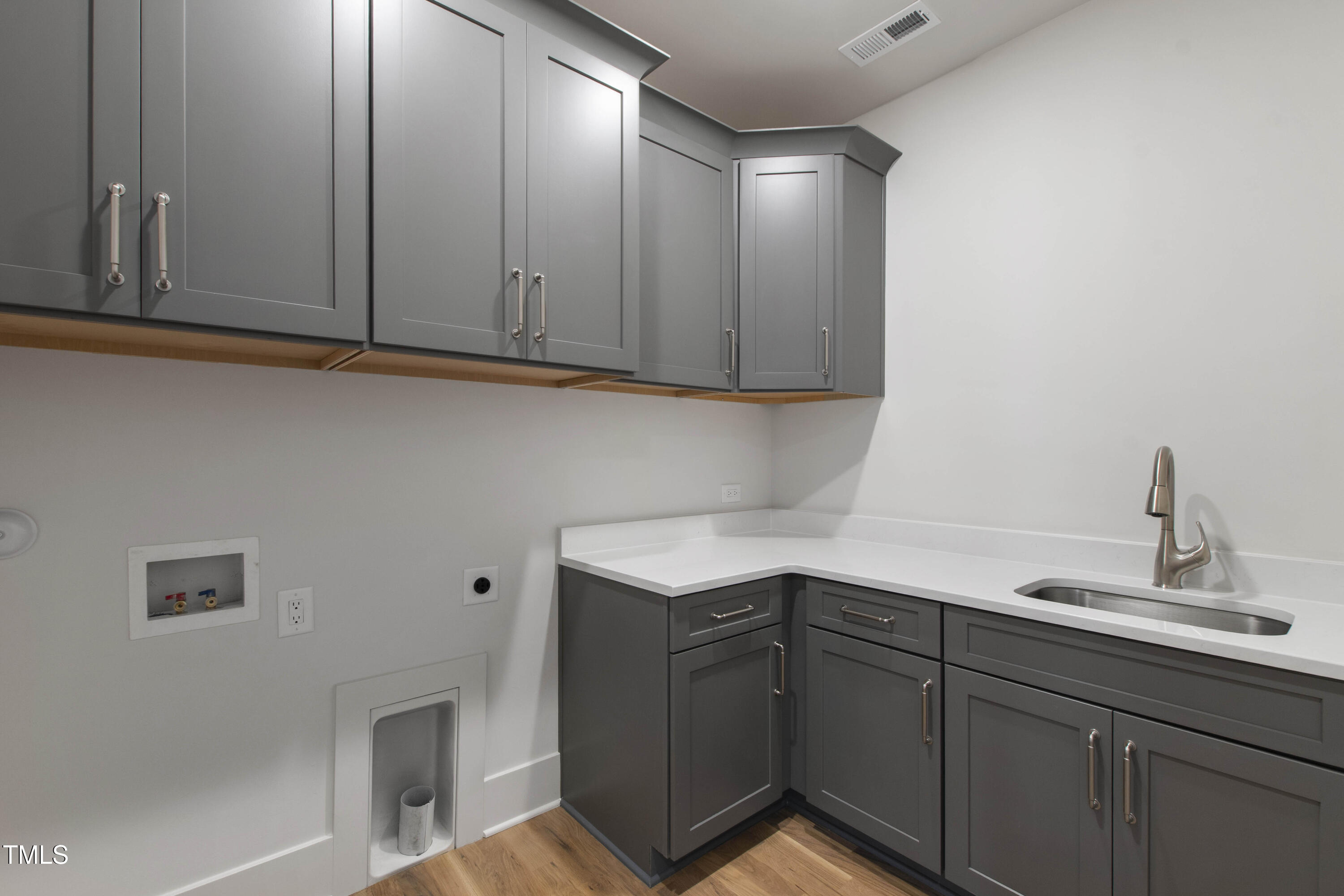 202 Georgetown Road Raleigh, NC 27608 - Photo 54 of 64 a room with a sink cabinets and utility