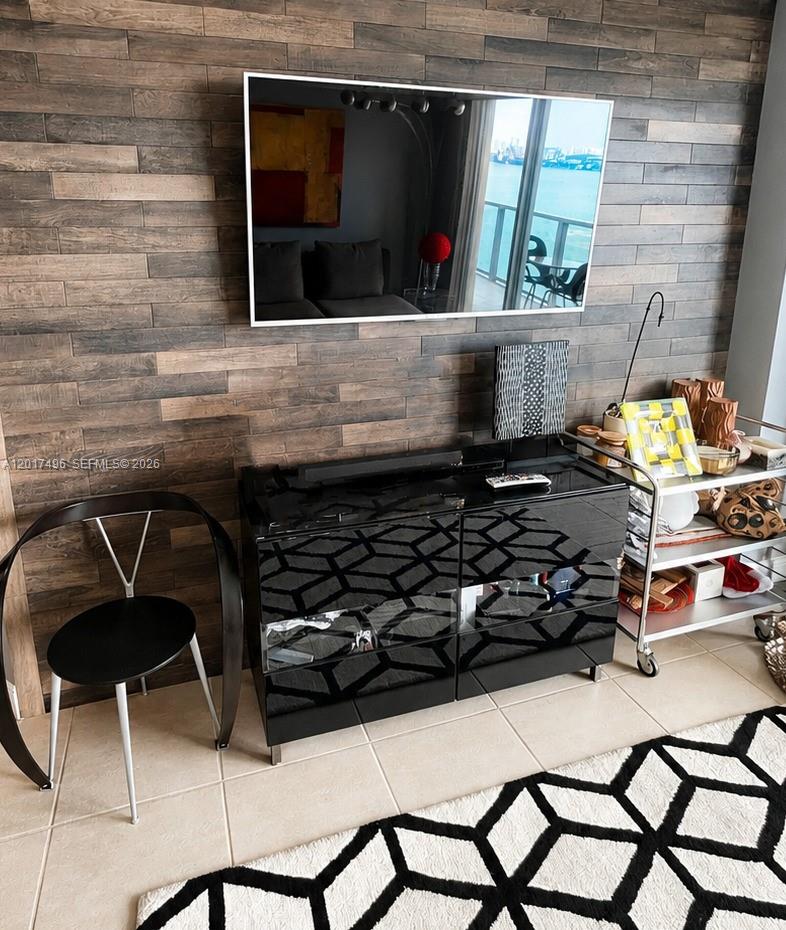 Brickell Miami, FL 33131 - Photo 3 of 19 a kitchen with a stove and a microwave