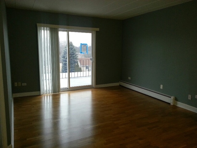 1000 South Lorraine Road, Unit 410 Wheaton, IL 60189 - Photo 4 of 12 a view of an empty room with wooden floor and a window