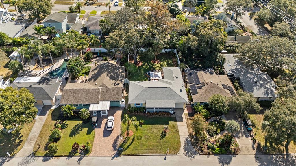 1109 Commodore Street Clearwater, FL 33755 - Photo 40 of 42 an aerial view of residential houses with outdoor space