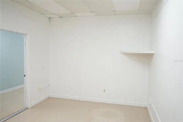 a view of an empty room