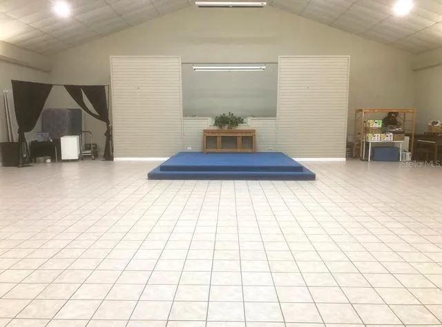 a view of empty room