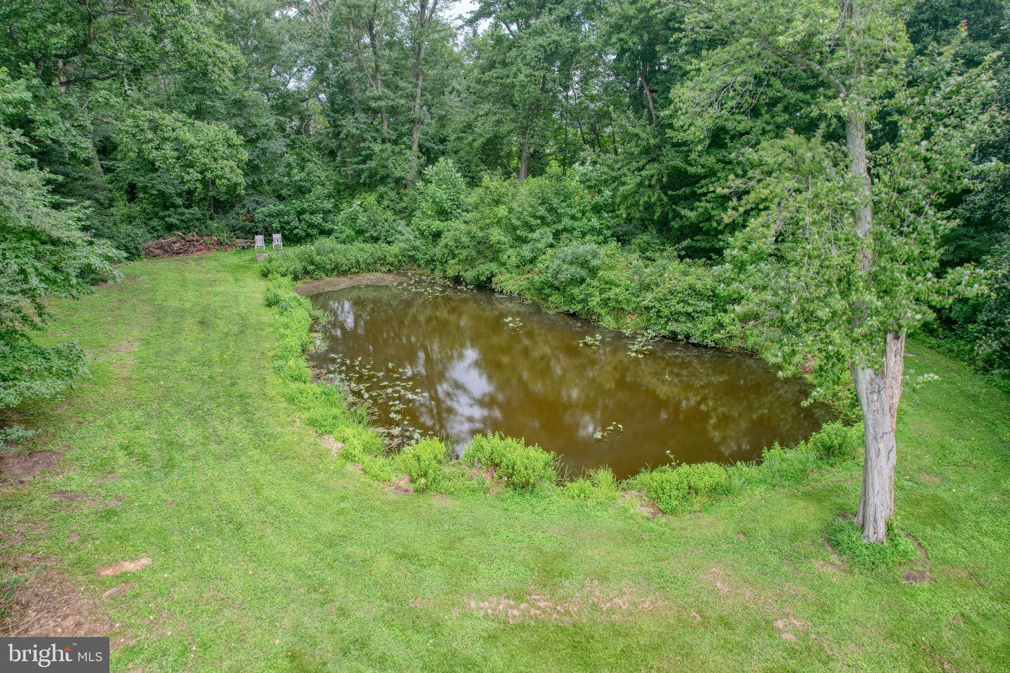 5321 Millington Road Clayton, DE 19938 - Photo 14 of 44 a view of a lake with a yard and large trees