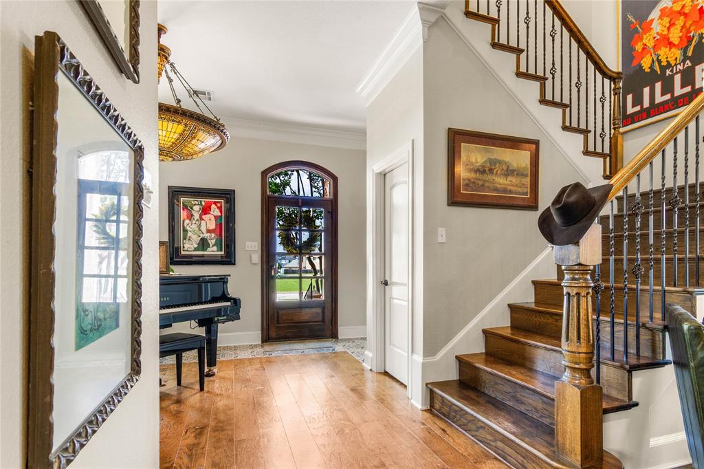 40 Enclave Court Waco, TX 76708 - Photo 11 of 40 a view of entryway and hall with wooden floor