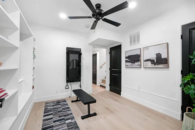 a kitchen with a sink stove and refrigerator