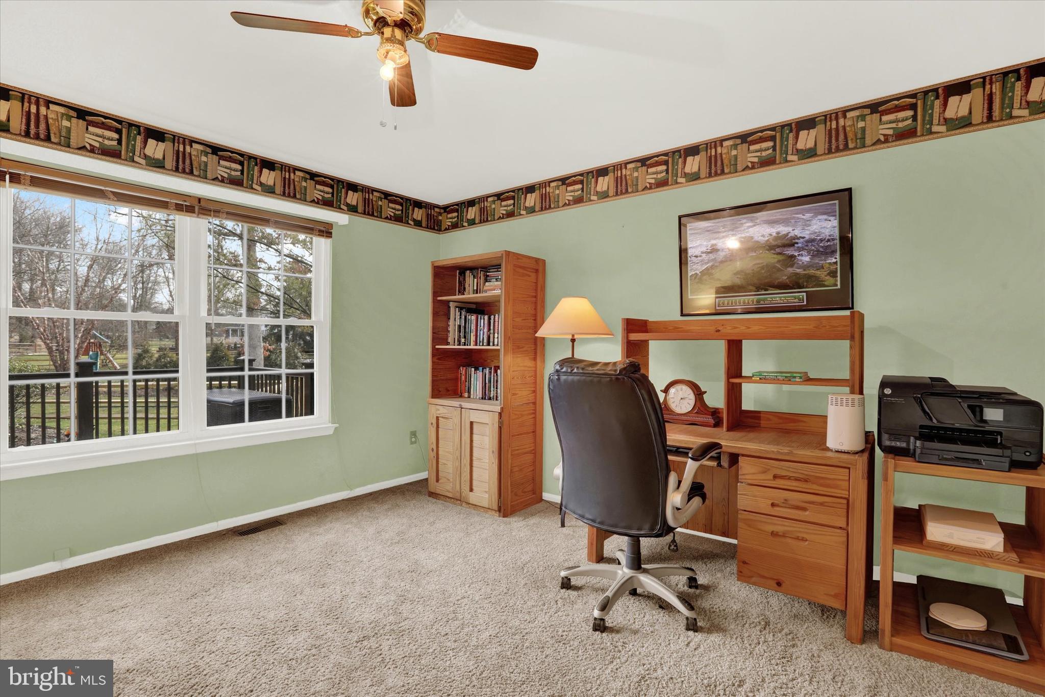4901 Crosspoint Drive Doylestown, PA 18902 - Photo 27 of 73 Private Rear Office With Scenic Backyard Views