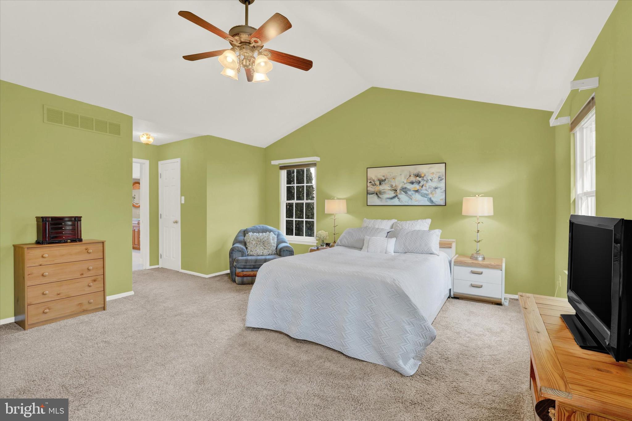 4901 Crosspoint Drive Doylestown, PA 18902 - Photo 31 of 73 Owner's Bedroom With Dramatic Vaulted Ceiling