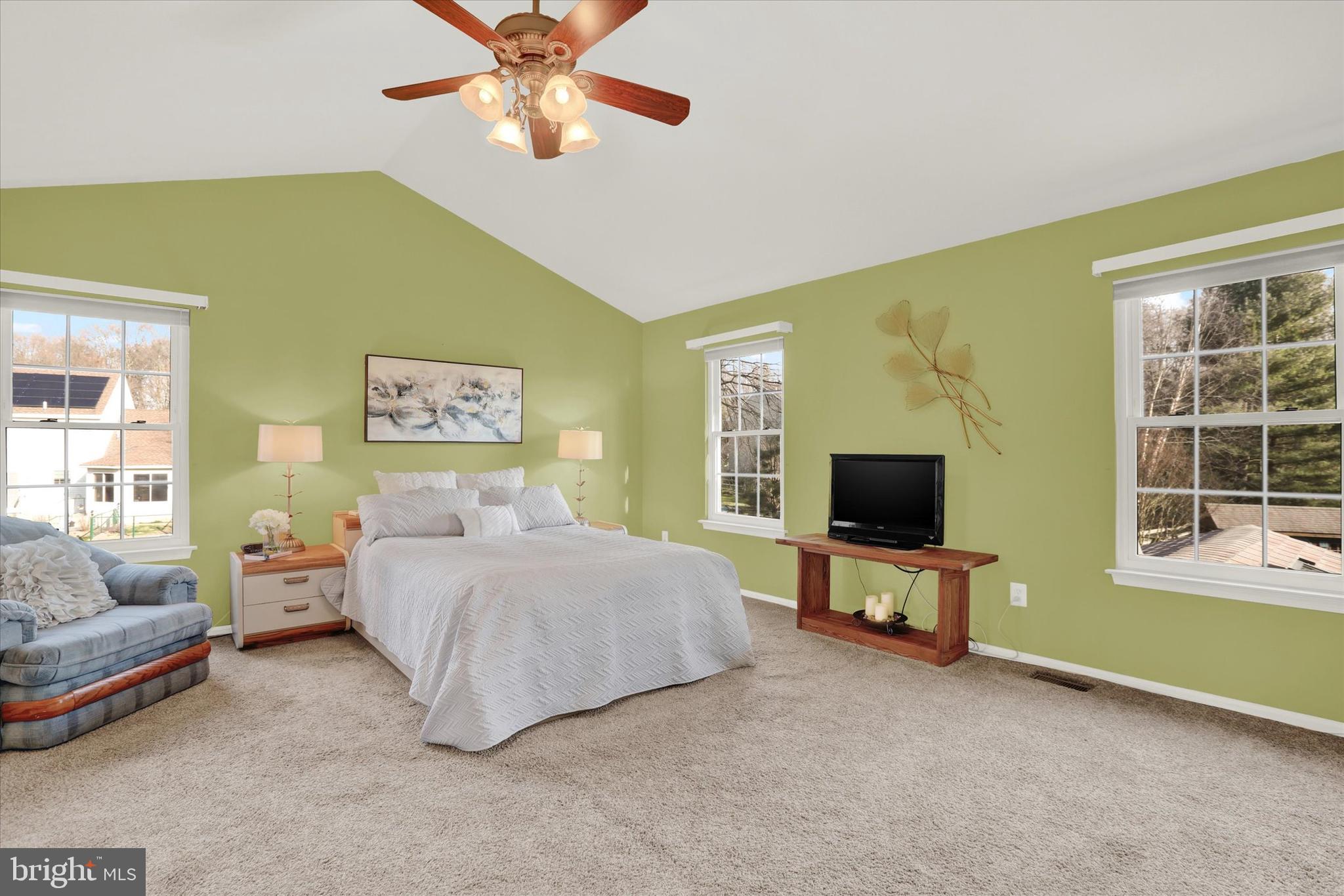 4901 Crosspoint Drive Doylestown, PA 18902 - Photo 32 of 73 Owner's Bedroom With Dramatic Vaulted Ceiling