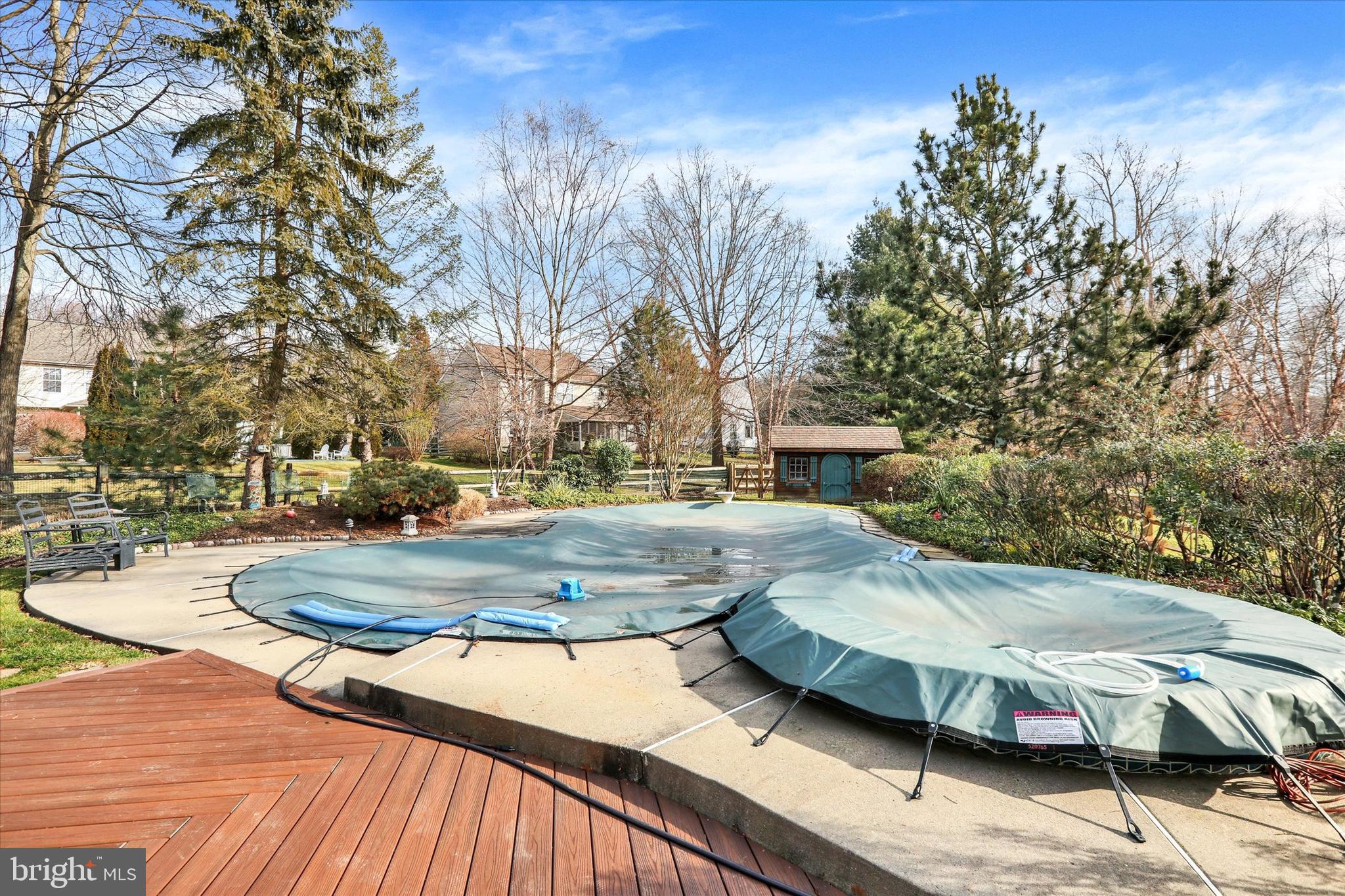 4901 Crosspoint Drive Doylestown, PA 18902 - Photo 53 of 73 Concrete In-Ground Pool and Hot Tub/Spa