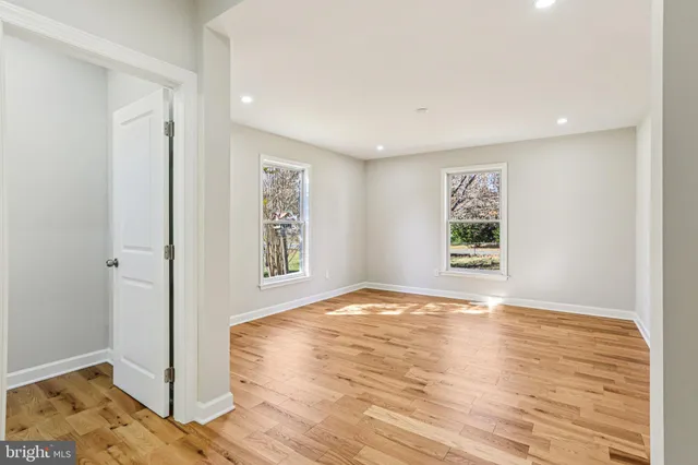 a view of an empty room