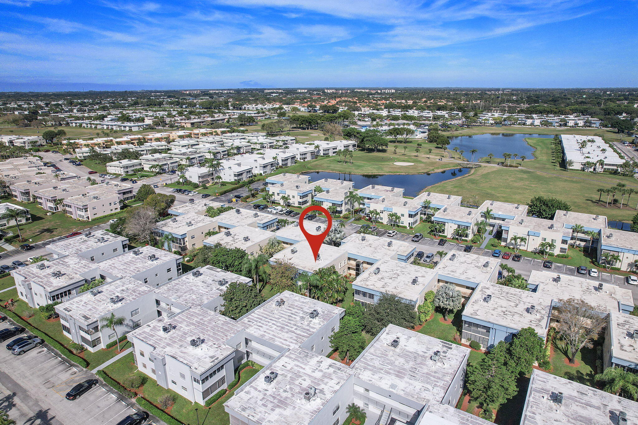 877 Flanders South Delray Beach, FL 33484 - Photo 27 of 27 an aerial view of residential building with outdoor space