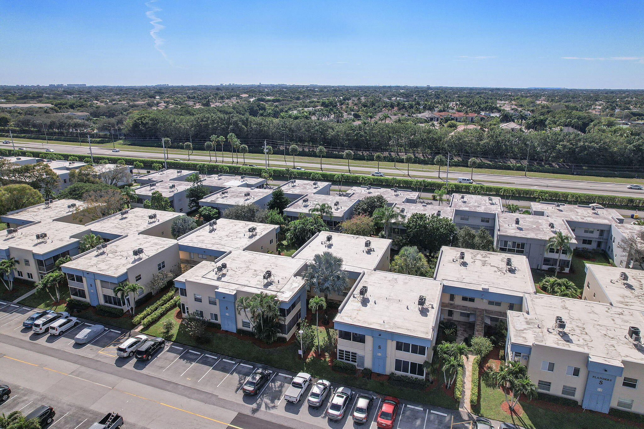 877 Flanders South Delray Beach, FL 33484 - Photo 6 of 27 an aerial view of a