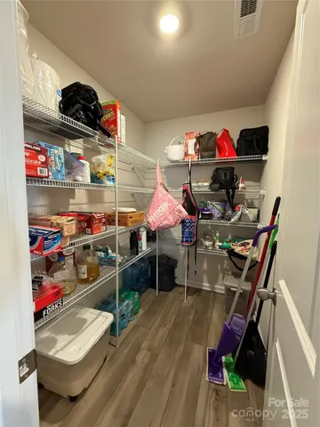 a view of storage and utility room