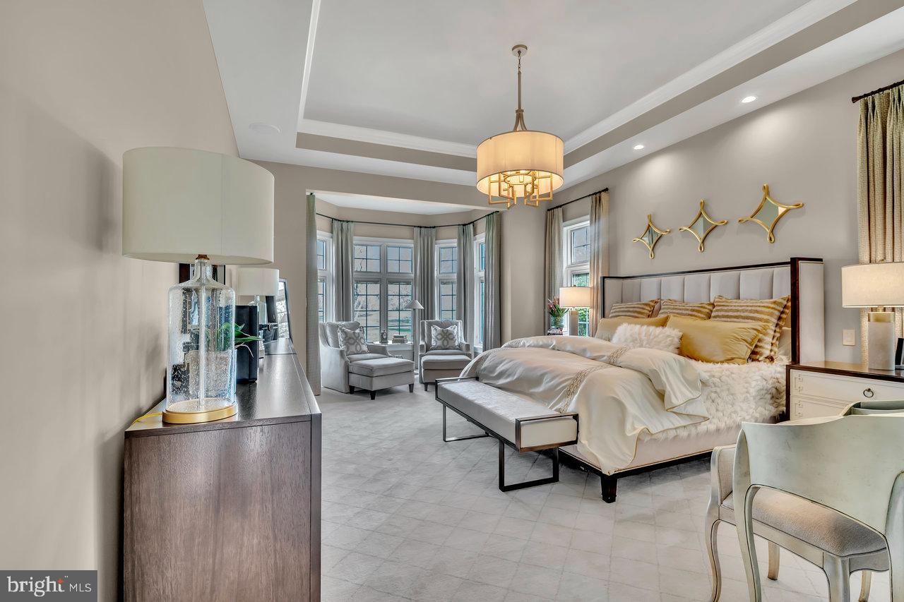 17 Banyan Road Skillman, NJ 08558 - Photo 22 of 53 a bed room with furniture and a chandelier