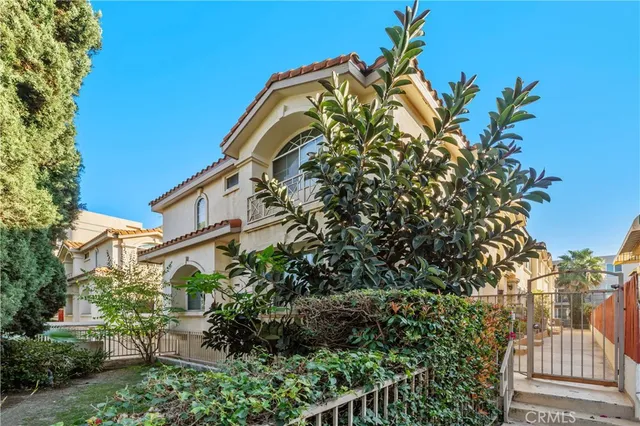 a car parked in front of a building