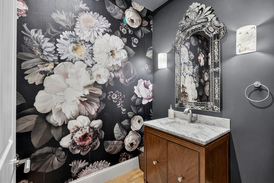 280 Ice Valley Road Osterville, MA 02655 - Photo 33 of 45 a bathroom with a sink and a mirror