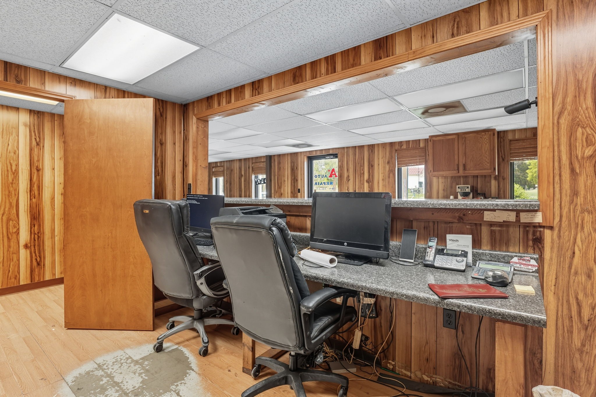 200 Tom Smith Road Martin, TN 38237 - Photo 22 of 51 a view of a workspace with furniture and a window