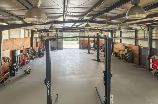 a view of a storage with a lot of stuff