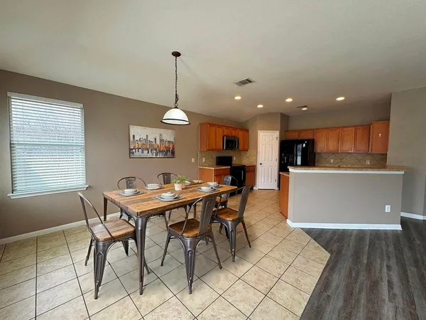a view of kitchen and window