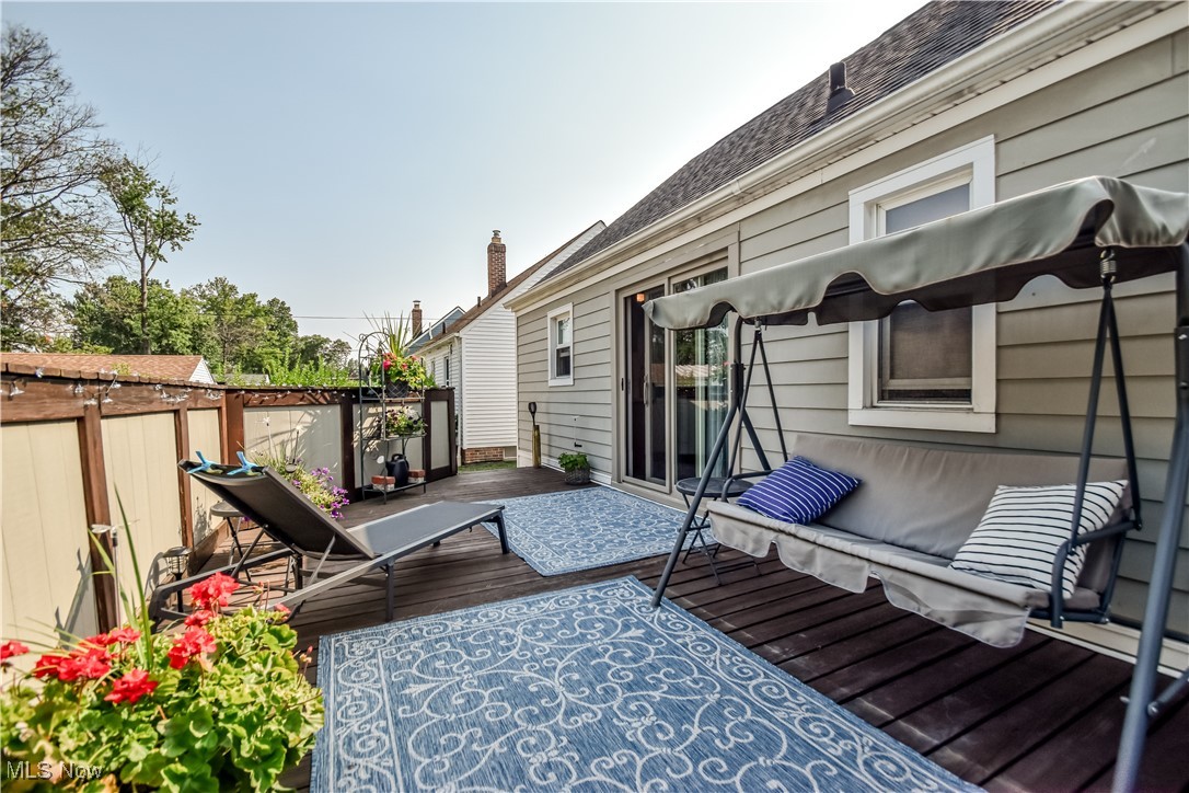 357 Clarmont Road Willowick, OH 44095 - Photo 25 of 27 View of deck