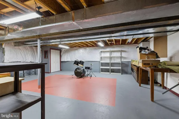 a view of a storage room