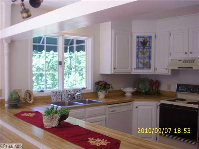1485 Devaux Road Rural Hall, NC 27045 - Photo 8 of 16 Kitchen. Large kitchen right off deck and dinning room