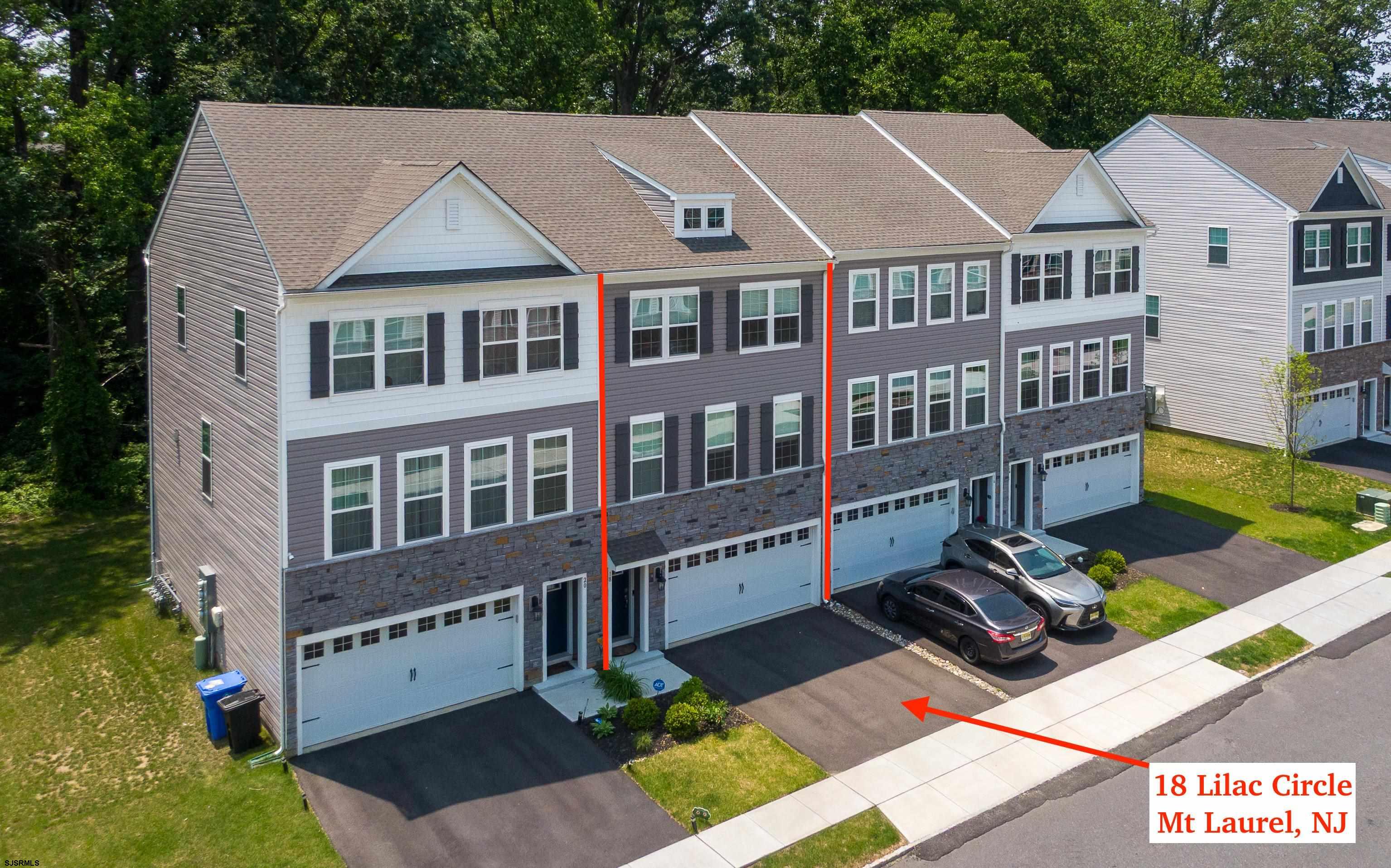 18 Lilac Circle Mount Laurel, NJ 08054 - Photo 3 of 52 a aerial view of a house with pool and sitting area