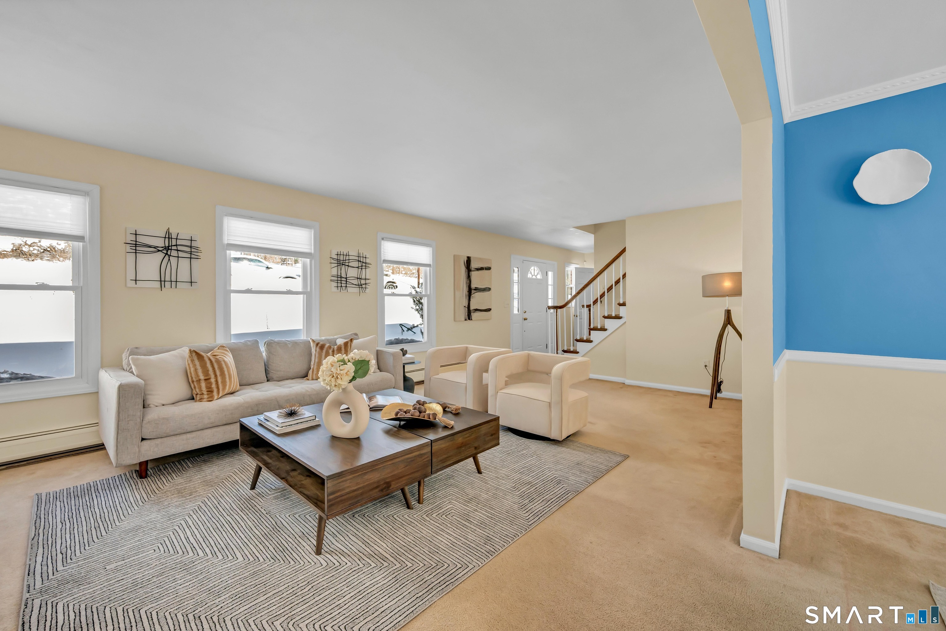 40 Middle River Road Danbury, CT 06811 - Photo 27 of 40 a living room with furniture and a white wall