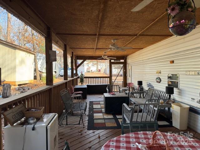 127 Deer Park Road Mount Gilead, NC 27306 - Photo 13 of 15 a view of a dining room with furniture window and outside view