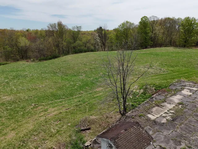 a view of an outdoor space and a yard
