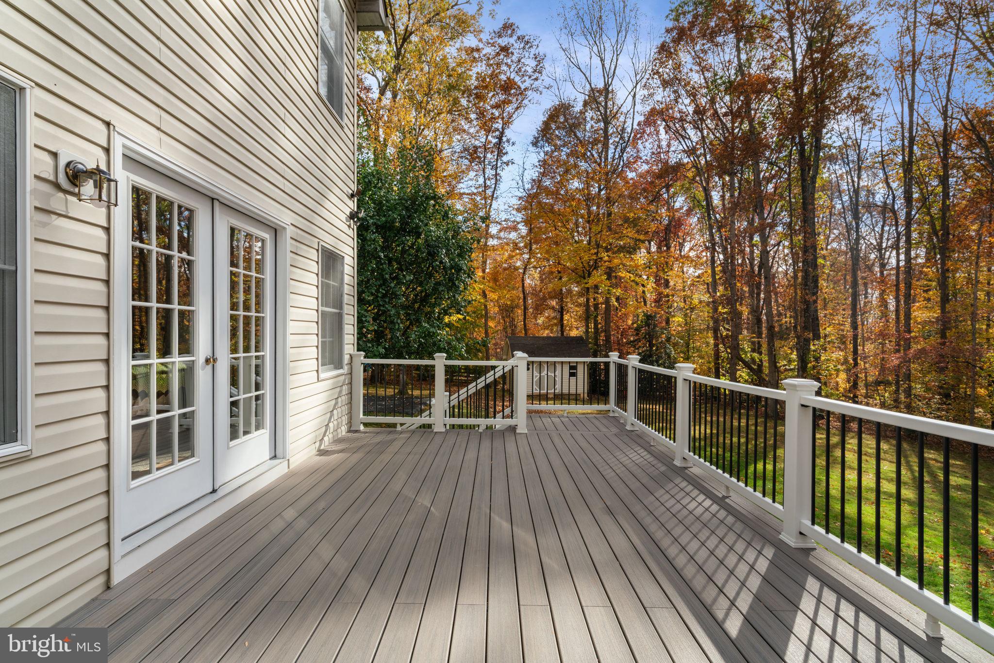 15 Riva Ridge Drive Stafford, VA 22556 - Photo 35 of 49 French doors open to spacious rear deck