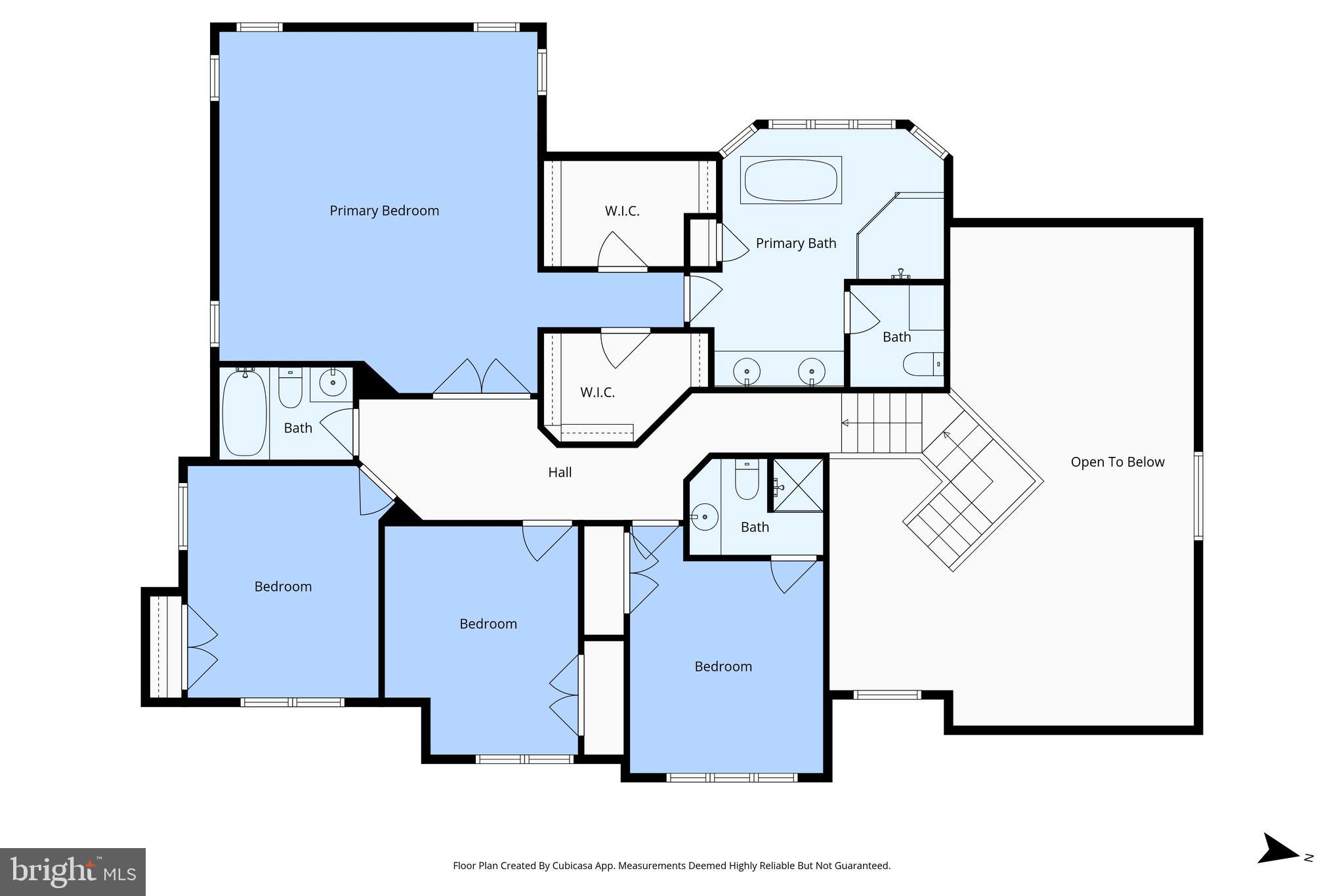 15 Riva Ridge Drive Stafford, VA 22556 - Photo 47 of 49 Upper Level Floor Plan
