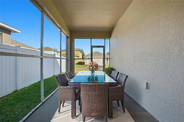a view of balcony and patio