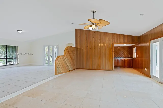 a view of a door with a wooden door