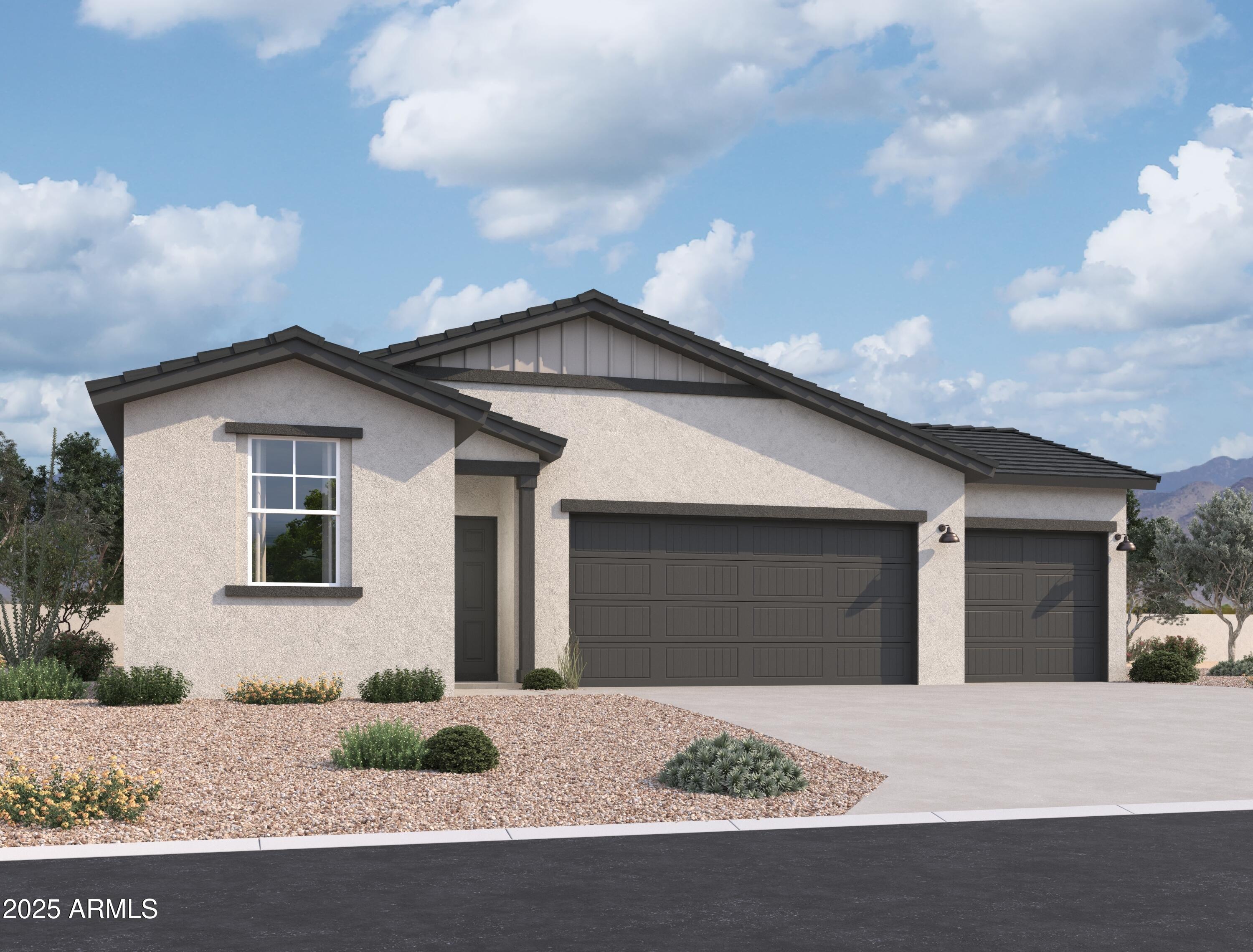 46887 West Old Timer Road Maricopa, AZ 85139 - Photo 1 of 23 35_2082-Poppy-3 Car Garage-J2-elev_DAY