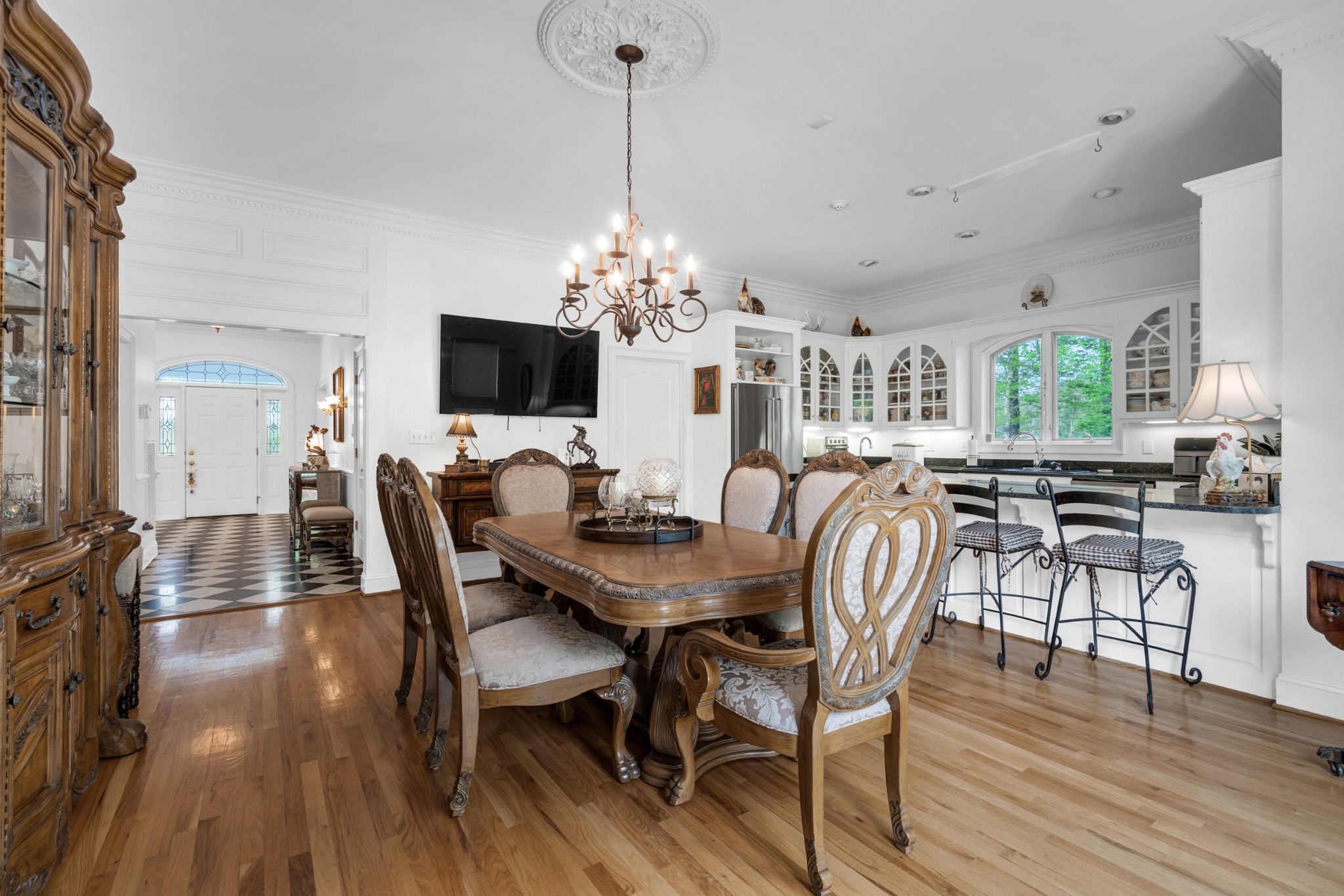 515 Cox Hollow Road Dover, TN 37058 - Photo 26 of 57 a view of a dining room with furniture and wooden floor