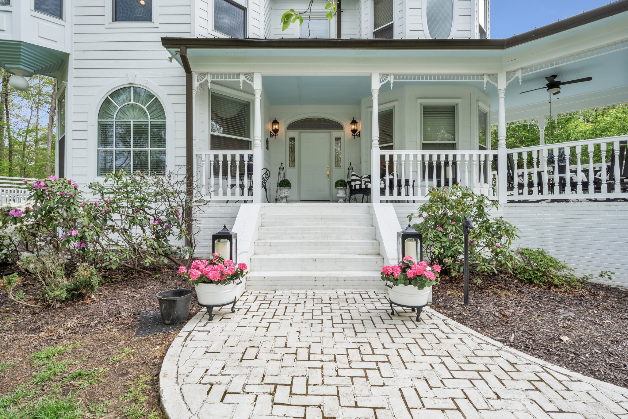 515 Cox Hollow Road Dover, TN 37058 - Photo 37 of 57 a view of a house with a flower garden