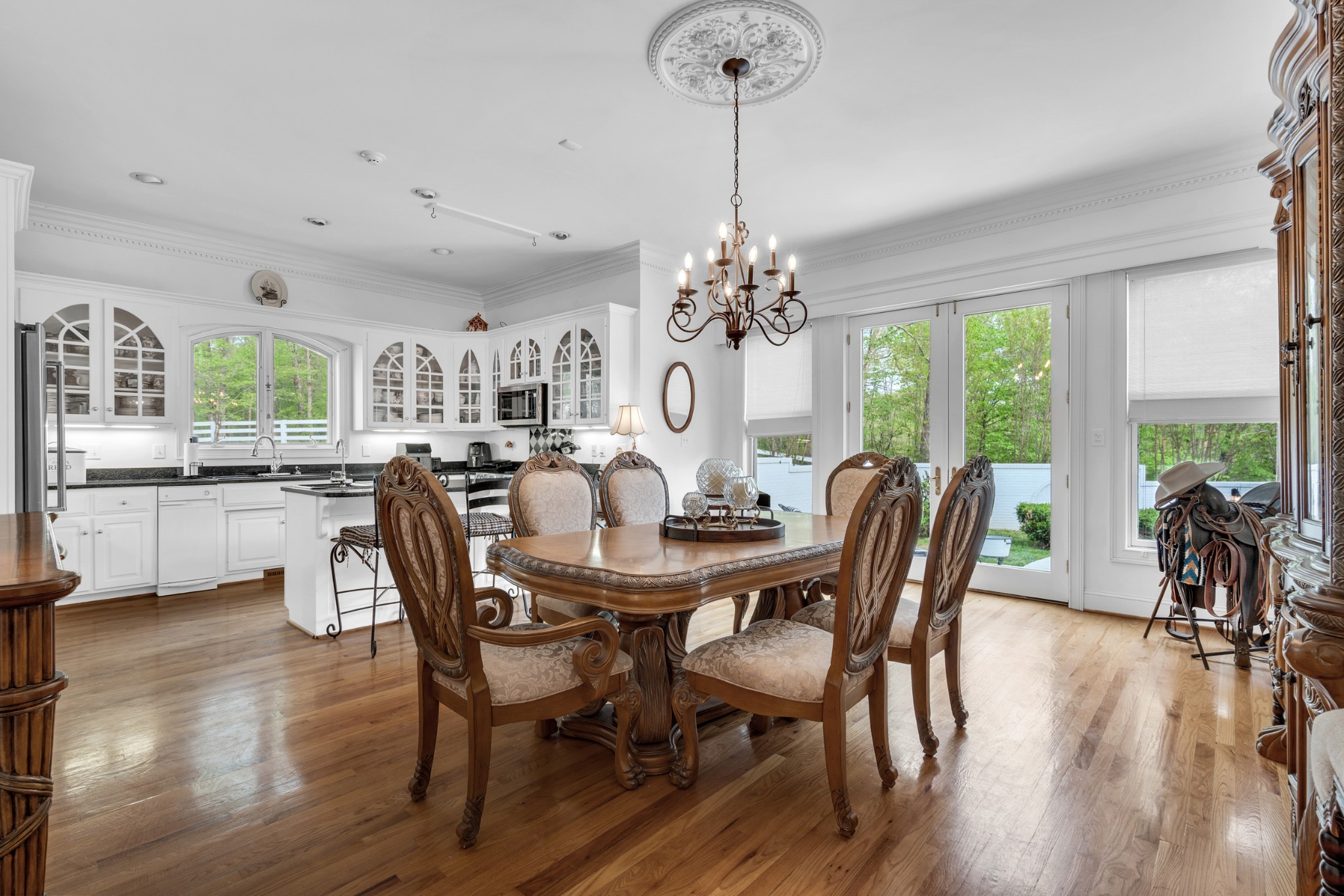 515 Cox Hollow Road Dover, TN 37058 - Photo 40 of 57 a view of a dining room with furniture window and wooden floor