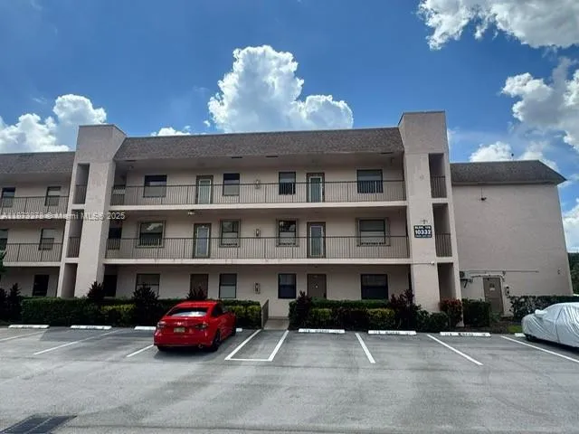 a car parked in front of building