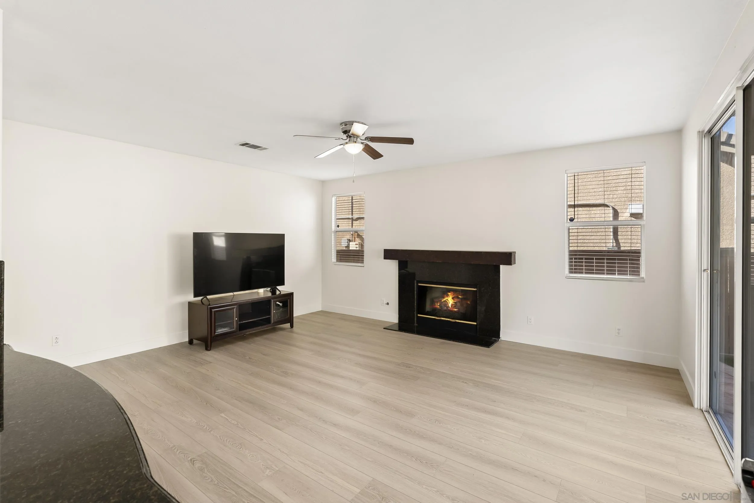 1405 Carneros Valley Street Chula Vista, CA 91913 - Photo 19 of 45 a view of a livingroom with a fireplace and a flat screen tv