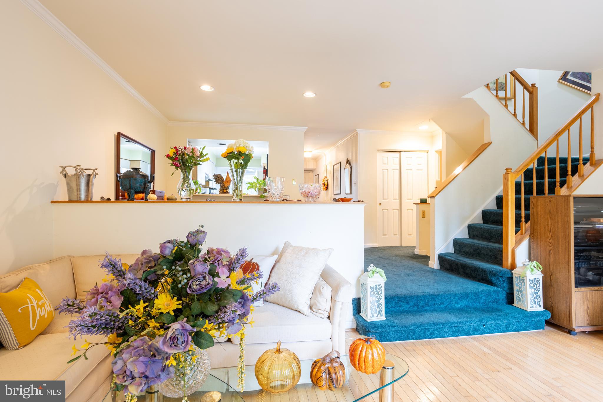 5065 Columbia Road, Unit 18 11 Columbia, MD 21044 - Photo 13 of 51 a living room with furniture flowerpot and a chandelier