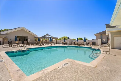 a view of a building with a street