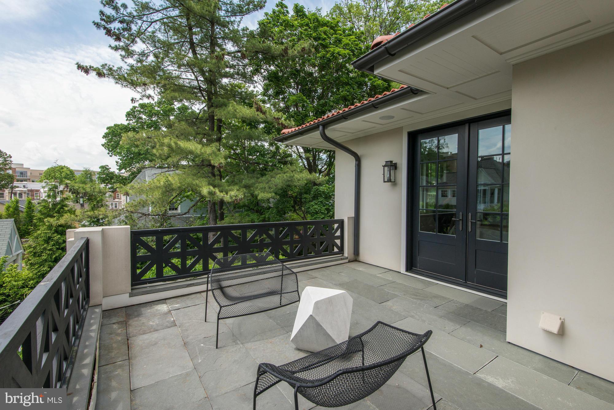 3420 36th Street Northwest Washington, DC 20016 - Photo 13 of 28 Private balcony w/ Cathedral views